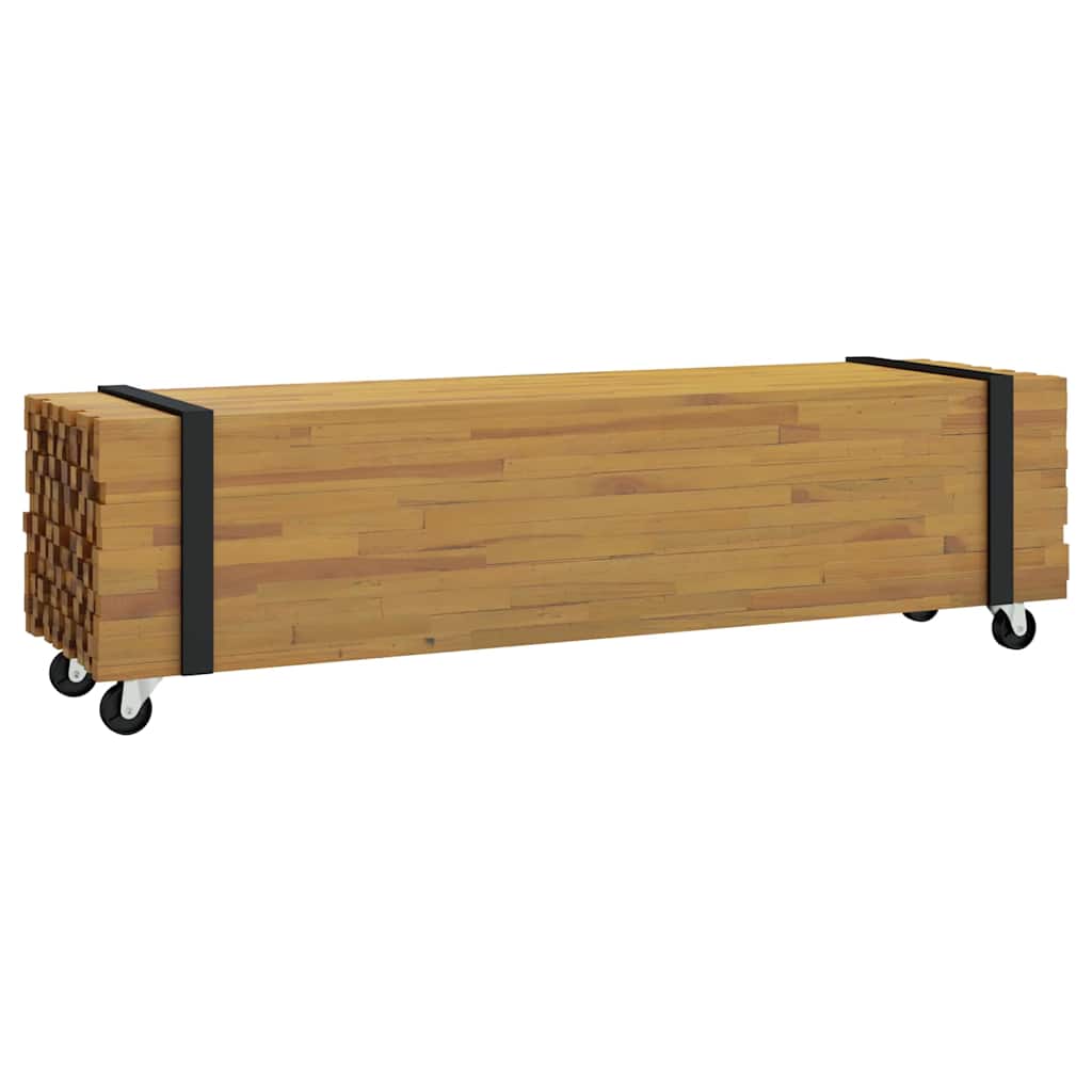 Televizoriaus stovas Ruda 110 x 30 x 30 cm Kieto teka medžio