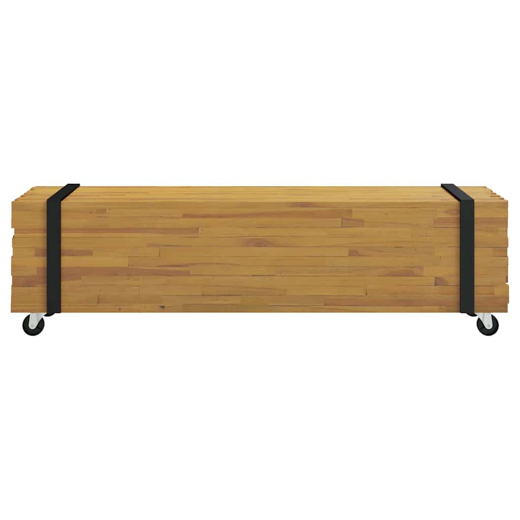 Televizoriaus stovas Ruda 110 x 30 x 30 cm Kieto teka medžio