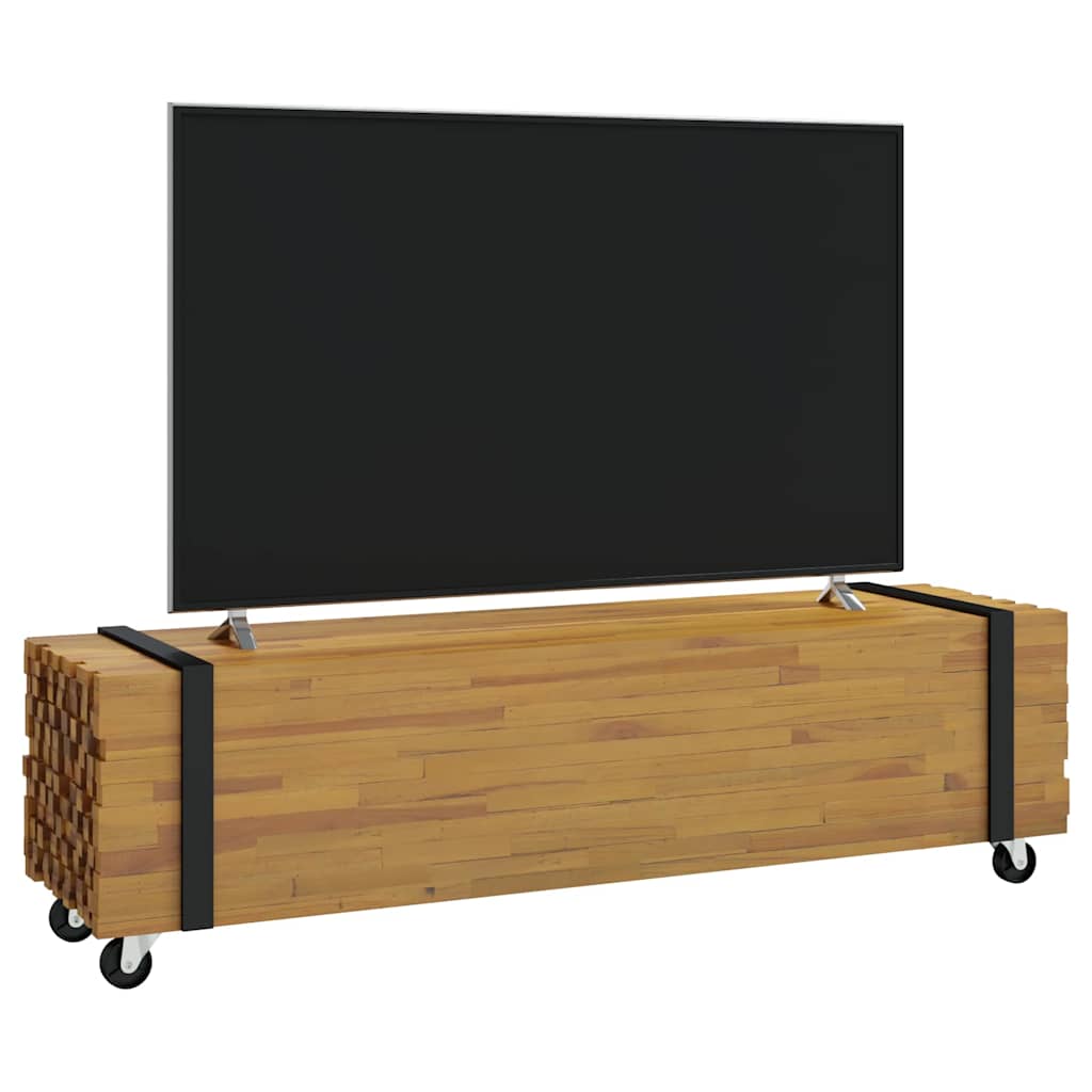 Televizoriaus stovas Ruda 110 x 30 x 30 cm Kieto teka medžio
