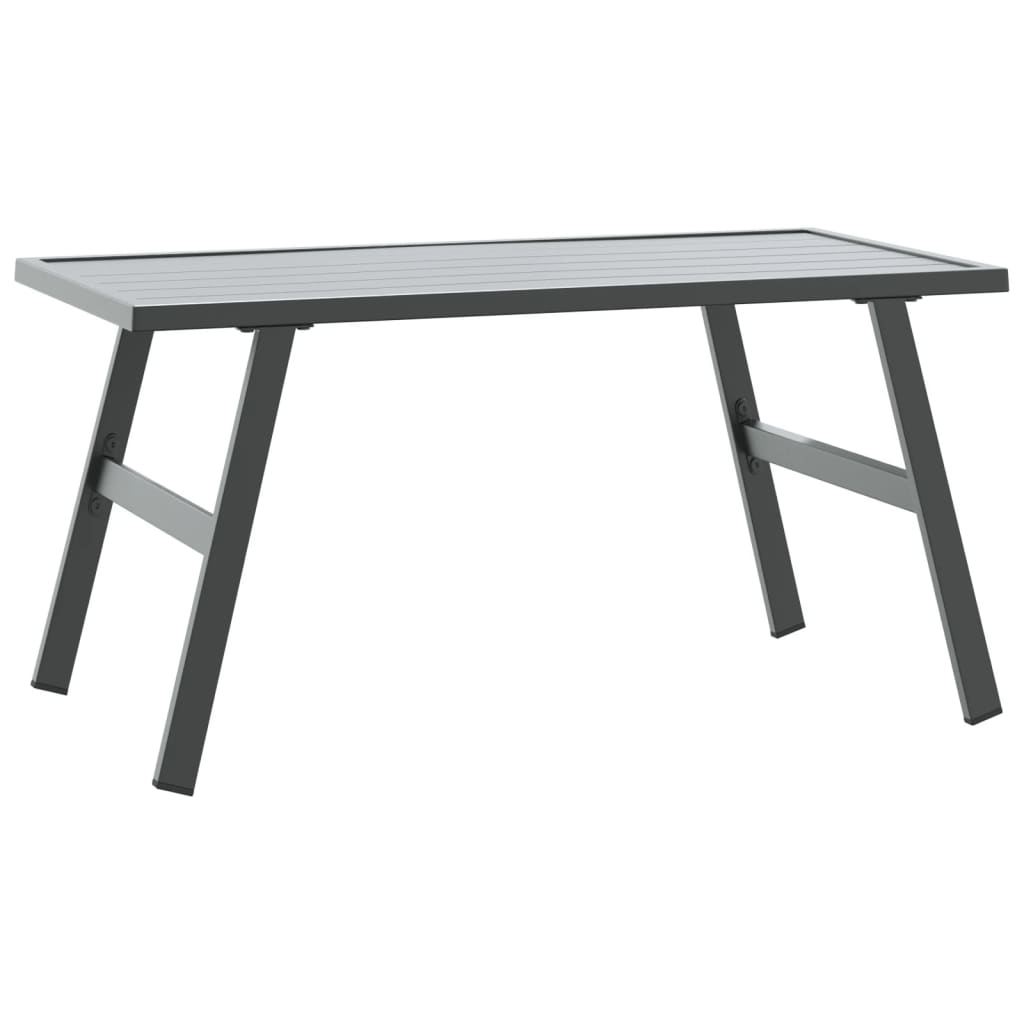 Garden coffee table, black, 90x45x35cm, steel