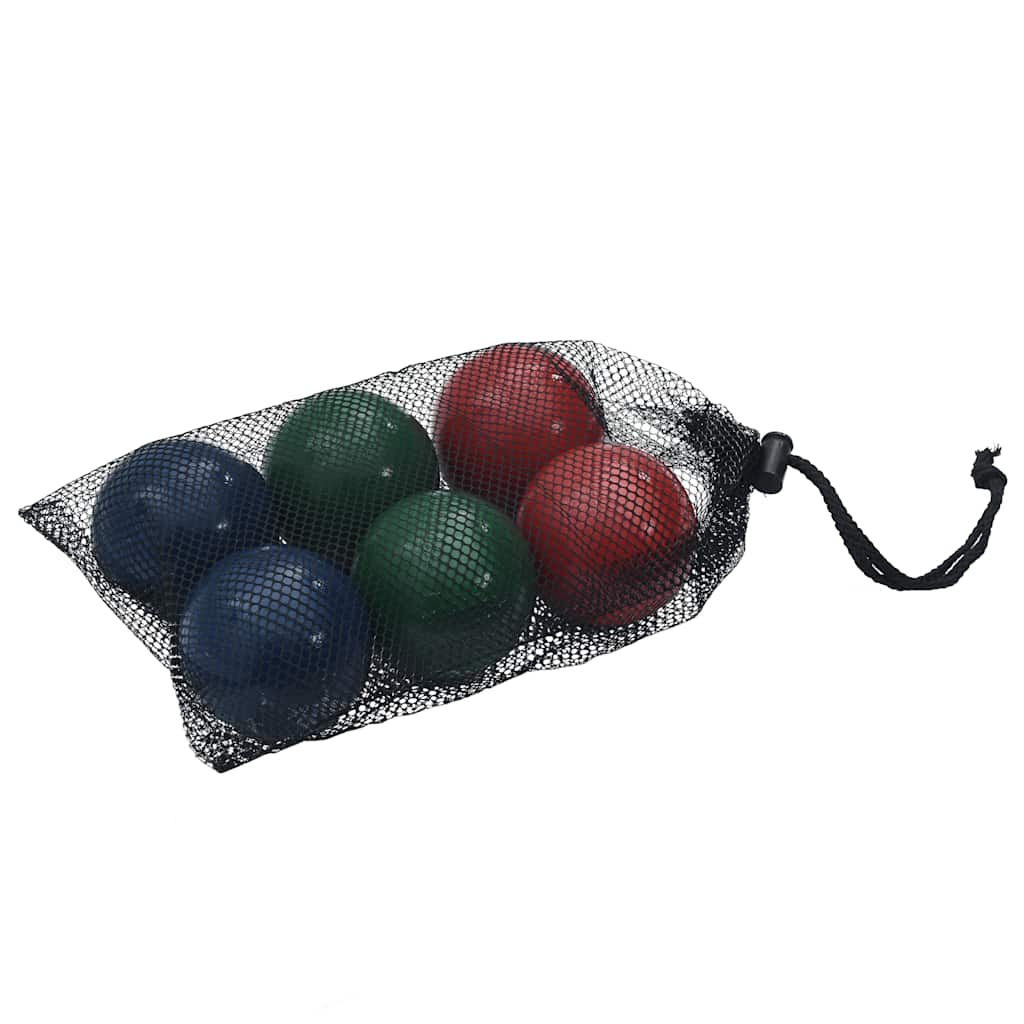Bocce Ball Set with Bag, 8 Pieces, Solid Pine