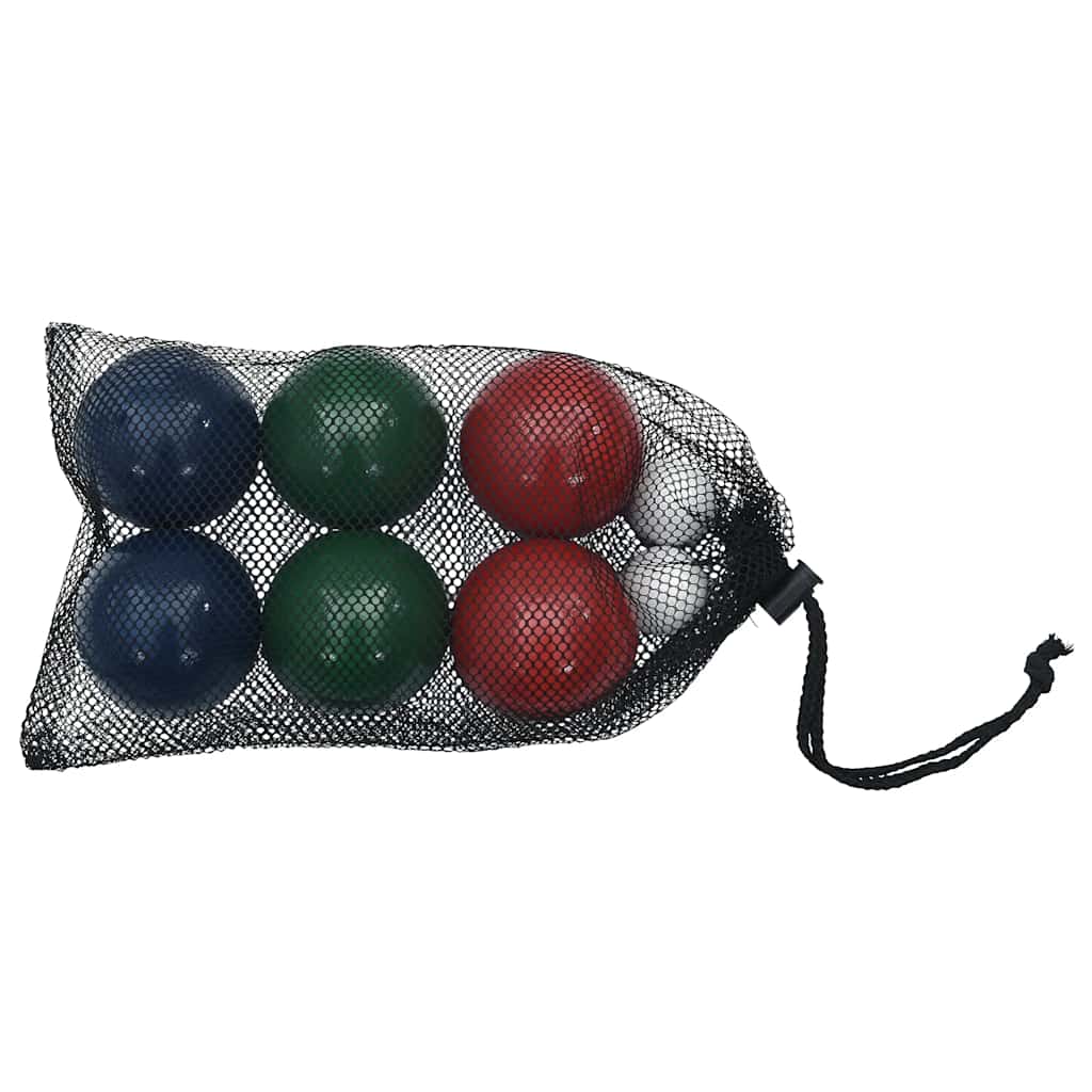 Bocce Ball Set with Bag, 8 Pieces, Solid Pine