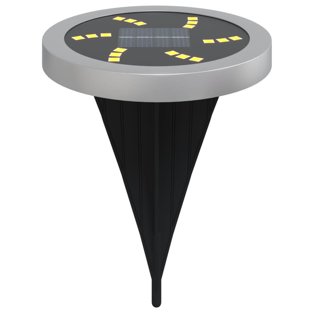 Outdoor solar spike lights, 4 pcs, warm white