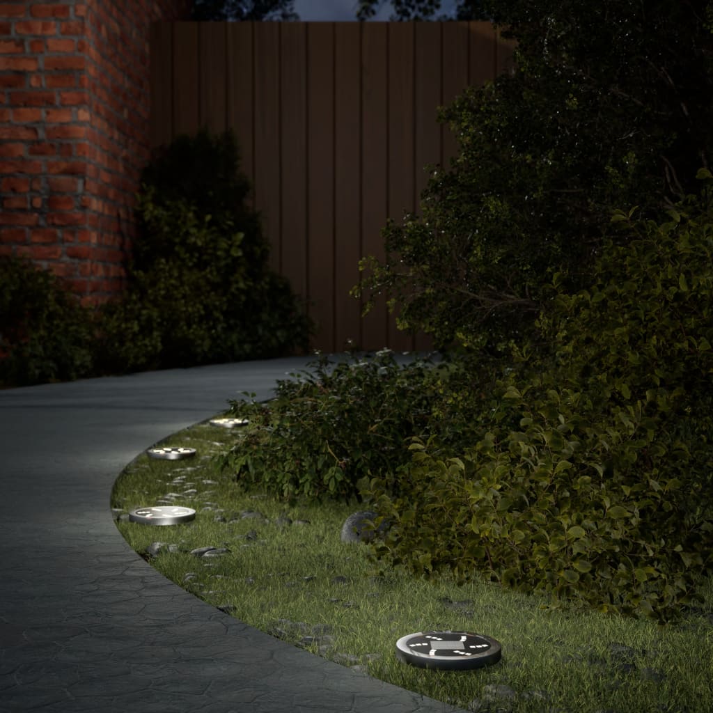 Outdoor solar spike lights, 4 pcs, warm white