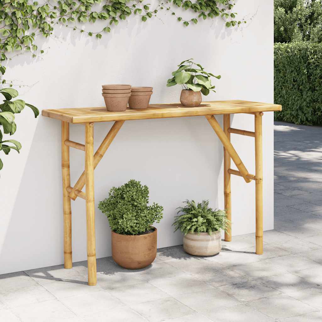 Console table, 115x39x75cm, bamboo