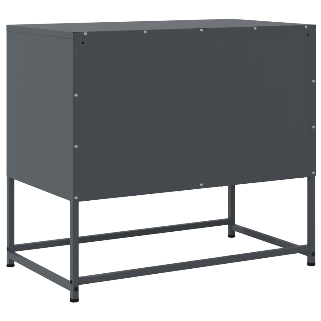 Televizoriaus spintelė, antracito, 68,5x39x60,5cm, plienas