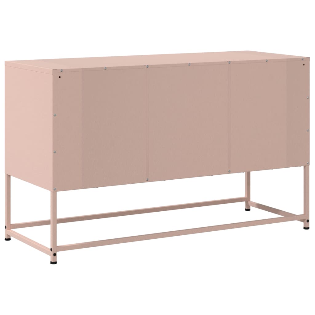 TV cabinet, pink, 100.5x39x60.5cm, steel