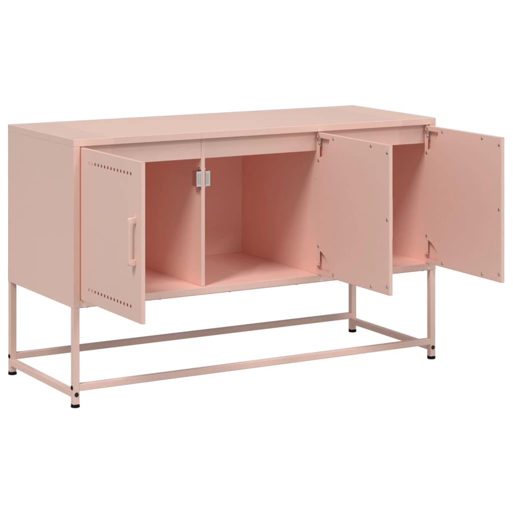 TV cabinet, pink, 100.5x39x60.5cm, steel
