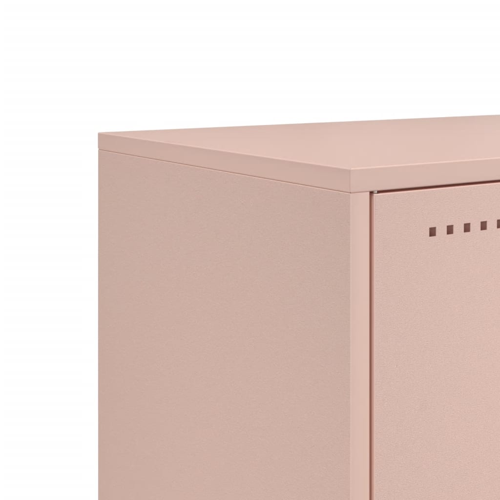 TV cabinet, pink, 100.5x39x60.5cm, steel