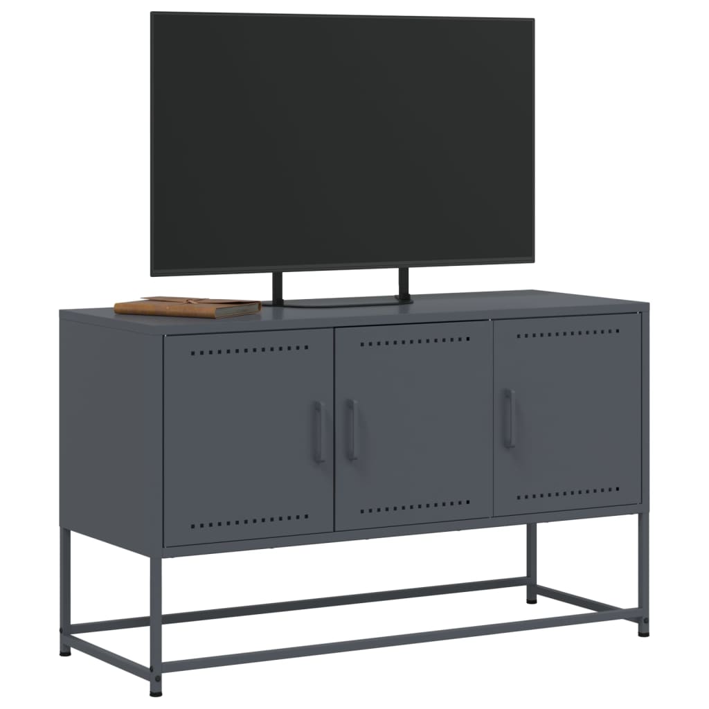 TV skapītis, antracīts, 100,5x39x60,5cm, tērauds