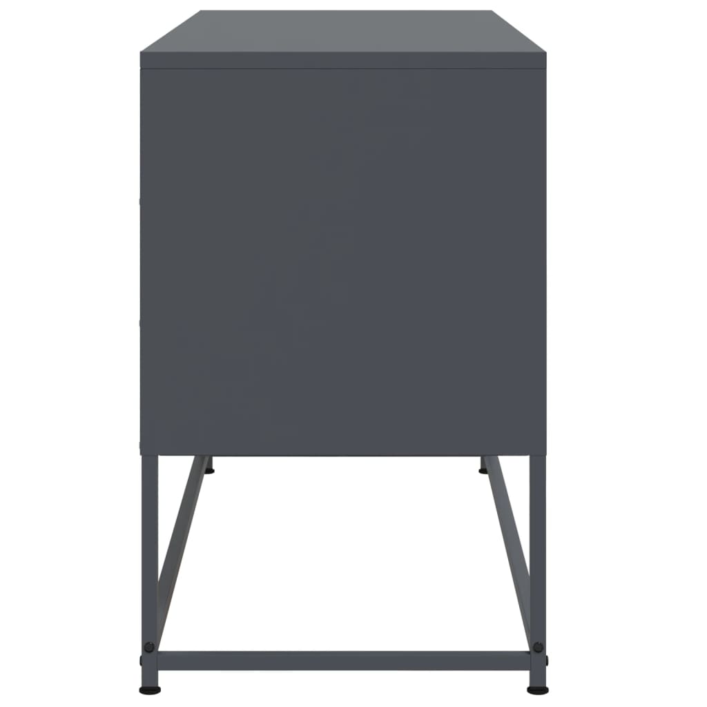 TV skapītis, antracīts, 100,5x39x60,5cm, tērauds