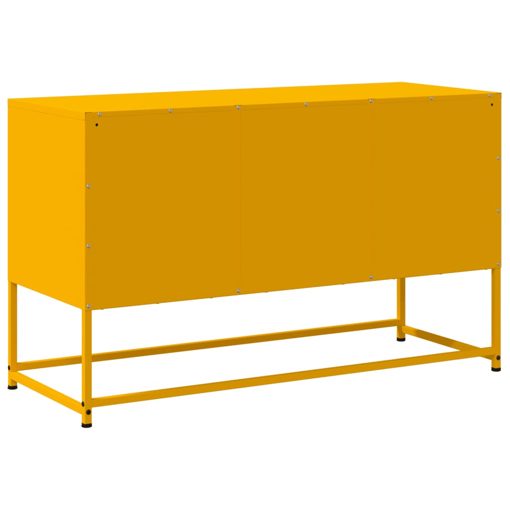 TV stand, mustard, 100.5x39x60.5cm, steel