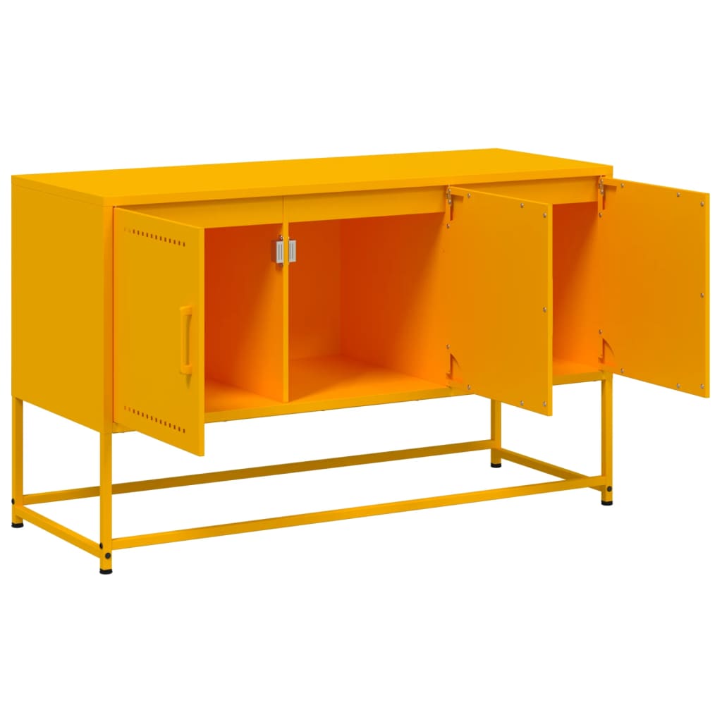 TV stand, mustard, 100.5x39x60.5cm, steel