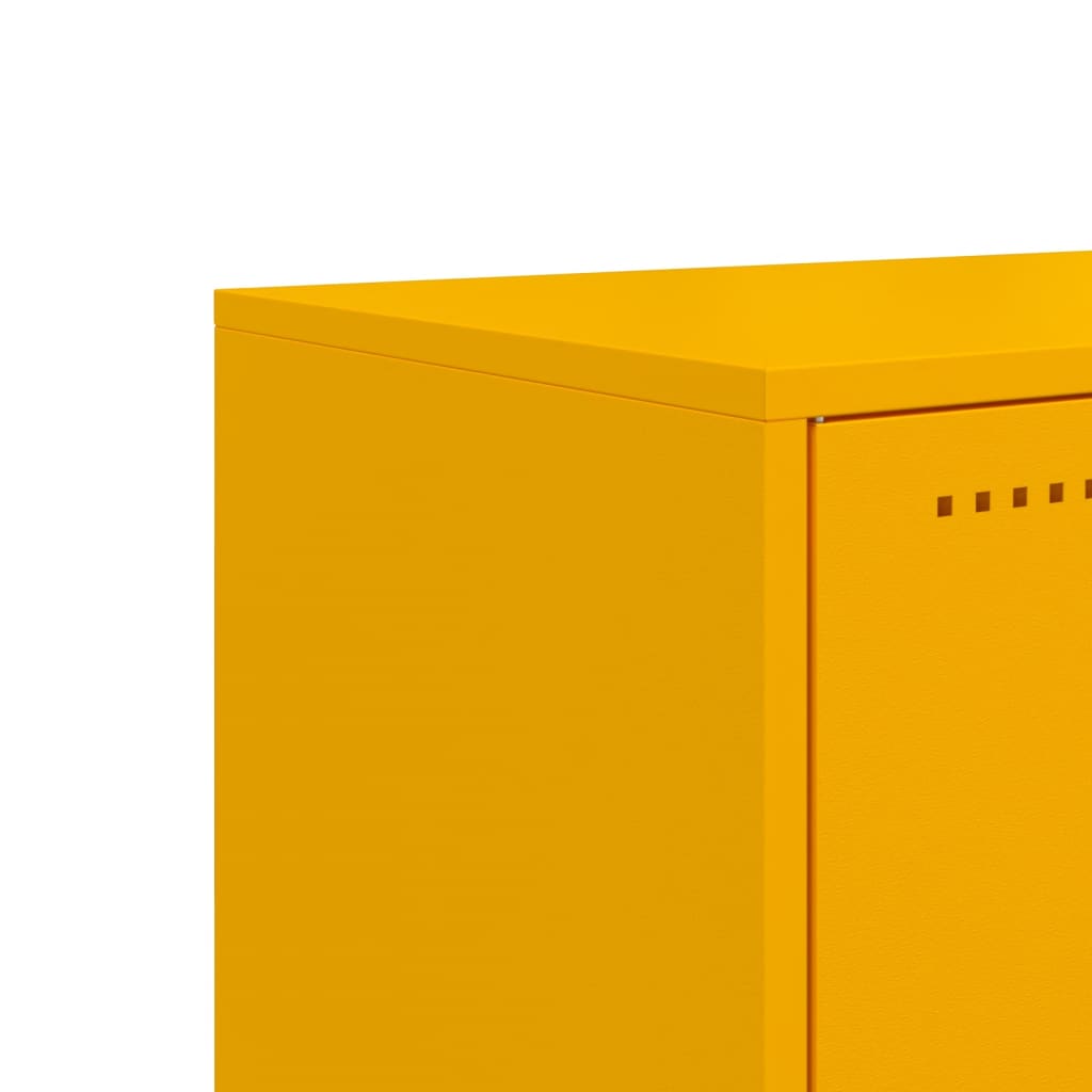 TV stand, mustard, 100.5x39x60.5cm, steel