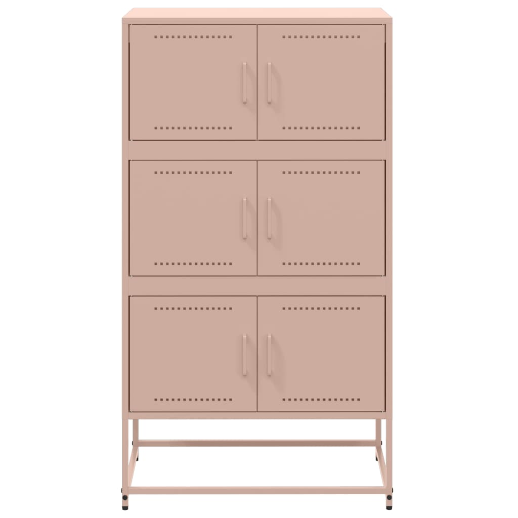 Sideboard, pink, 68.5x38.5x123.5cm, steel