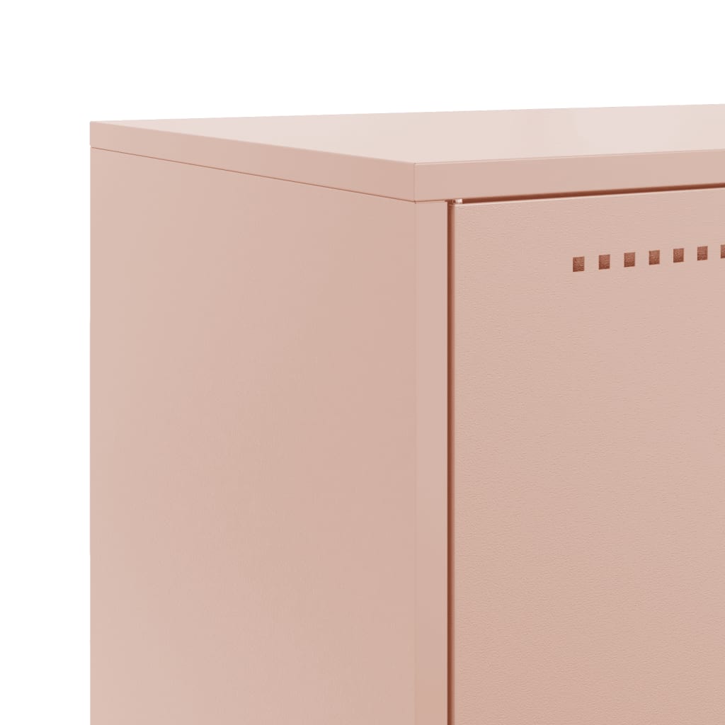 Sideboard, pink, 68.5x38.5x123.5cm, steel