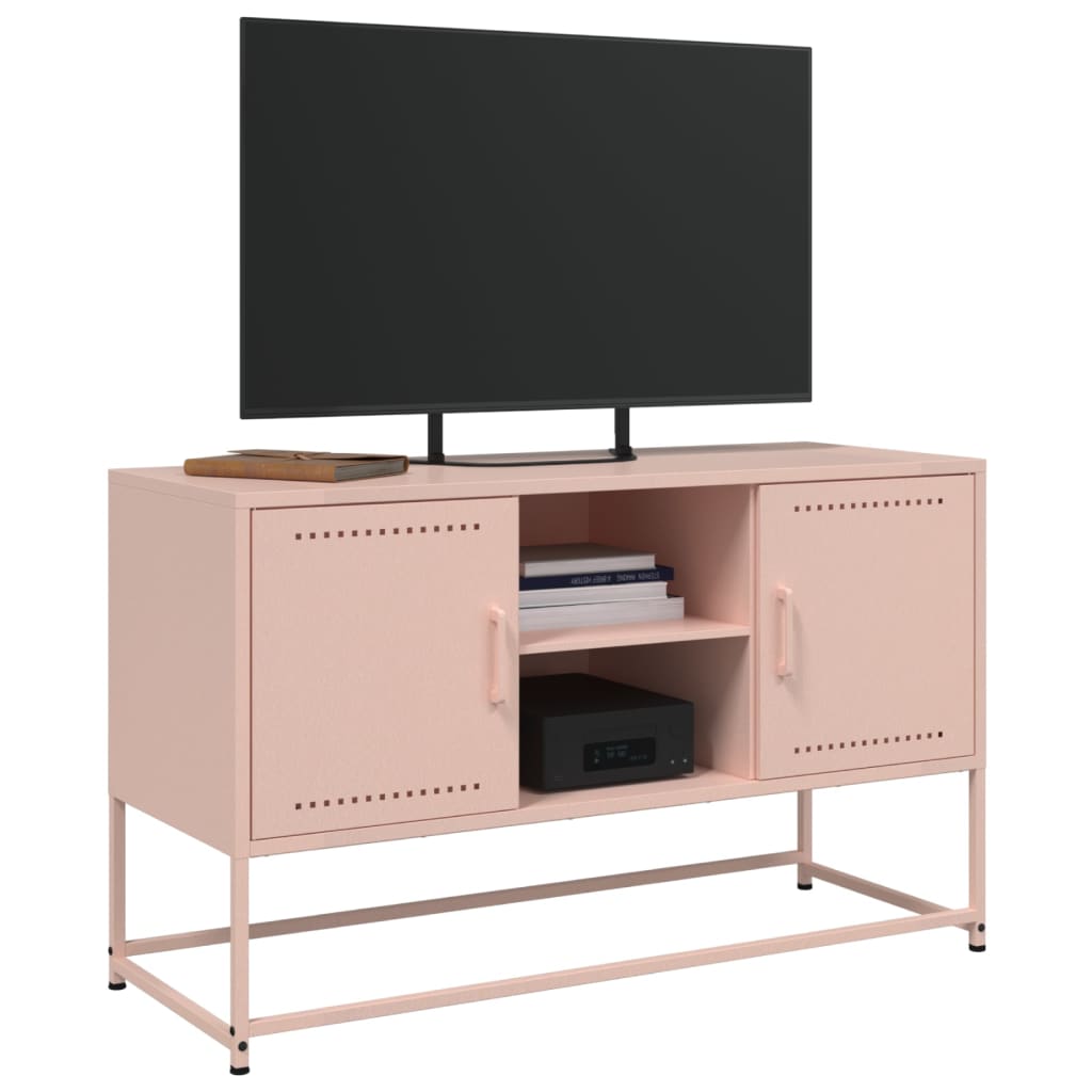 TV skapītis, rozā, 100,5x39x60,5cm, tērauds