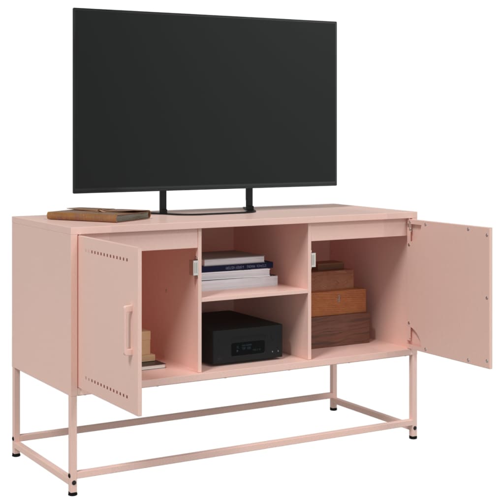 TV skapītis, rozā, 100,5x39x60,5cm, tērauds