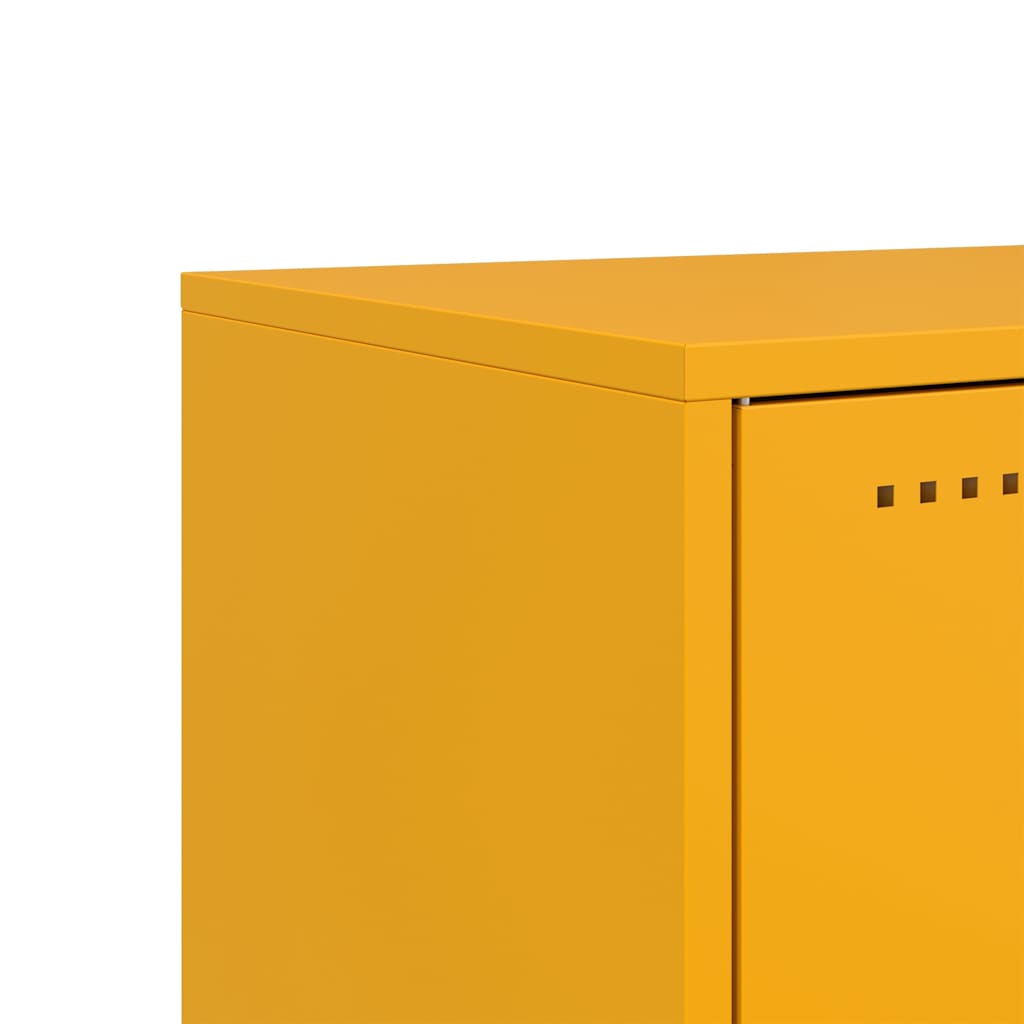 TV cabinet, mustard, 68x39x60.5cm, steel