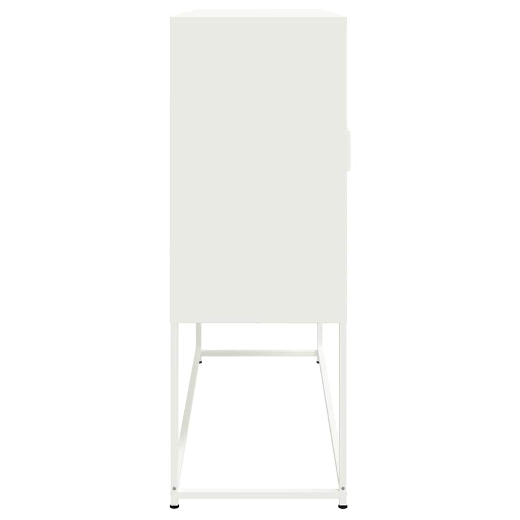 Chest of drawers, white, 100.5x39x107cm, steel