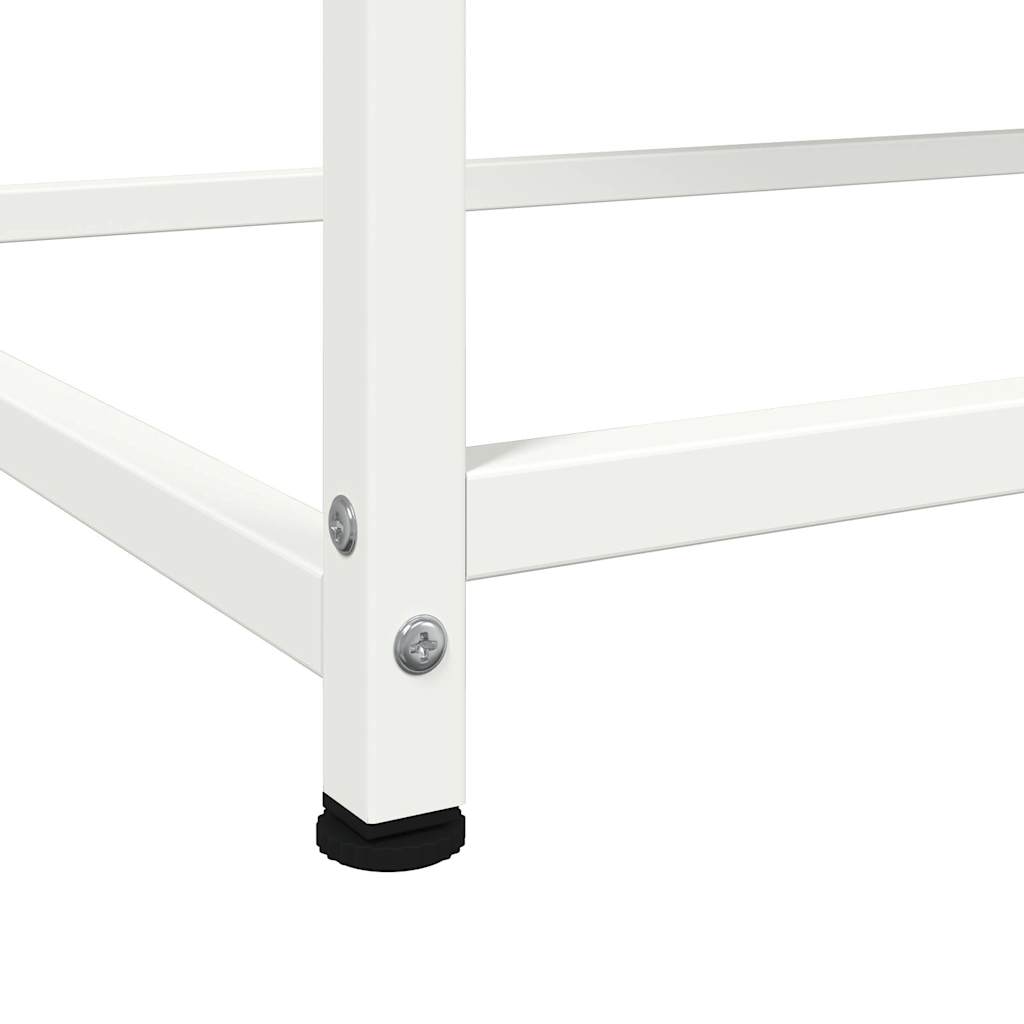 Chest of drawers, white, 100.5x39x107cm, steel