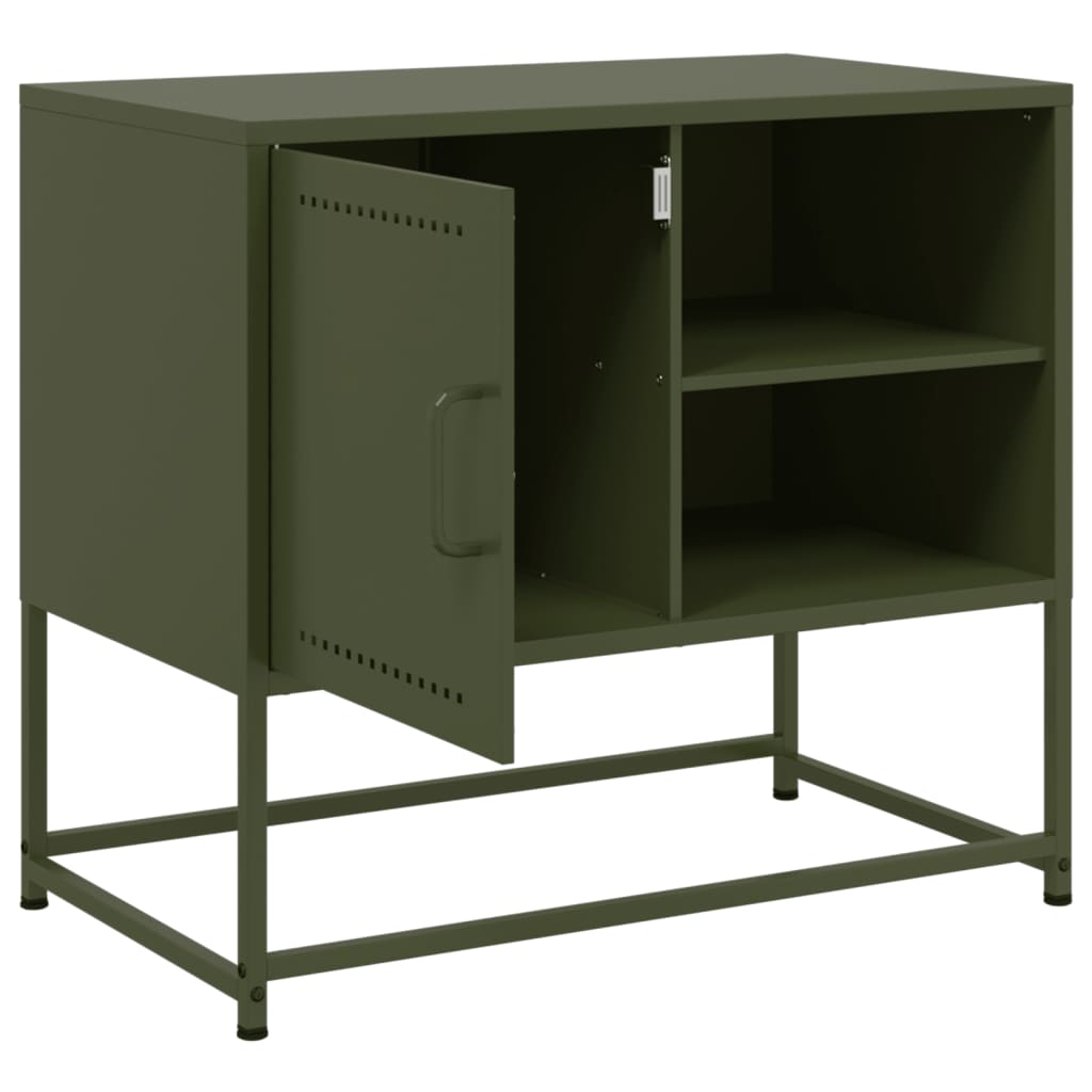 TV stand, mustard, 100.5x39x60.5cm, steel