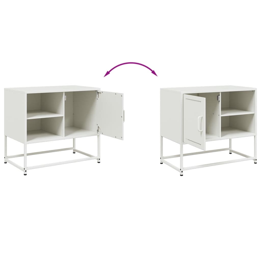 TV cabinet, olive, 100.5x39x60.5cm, steel
