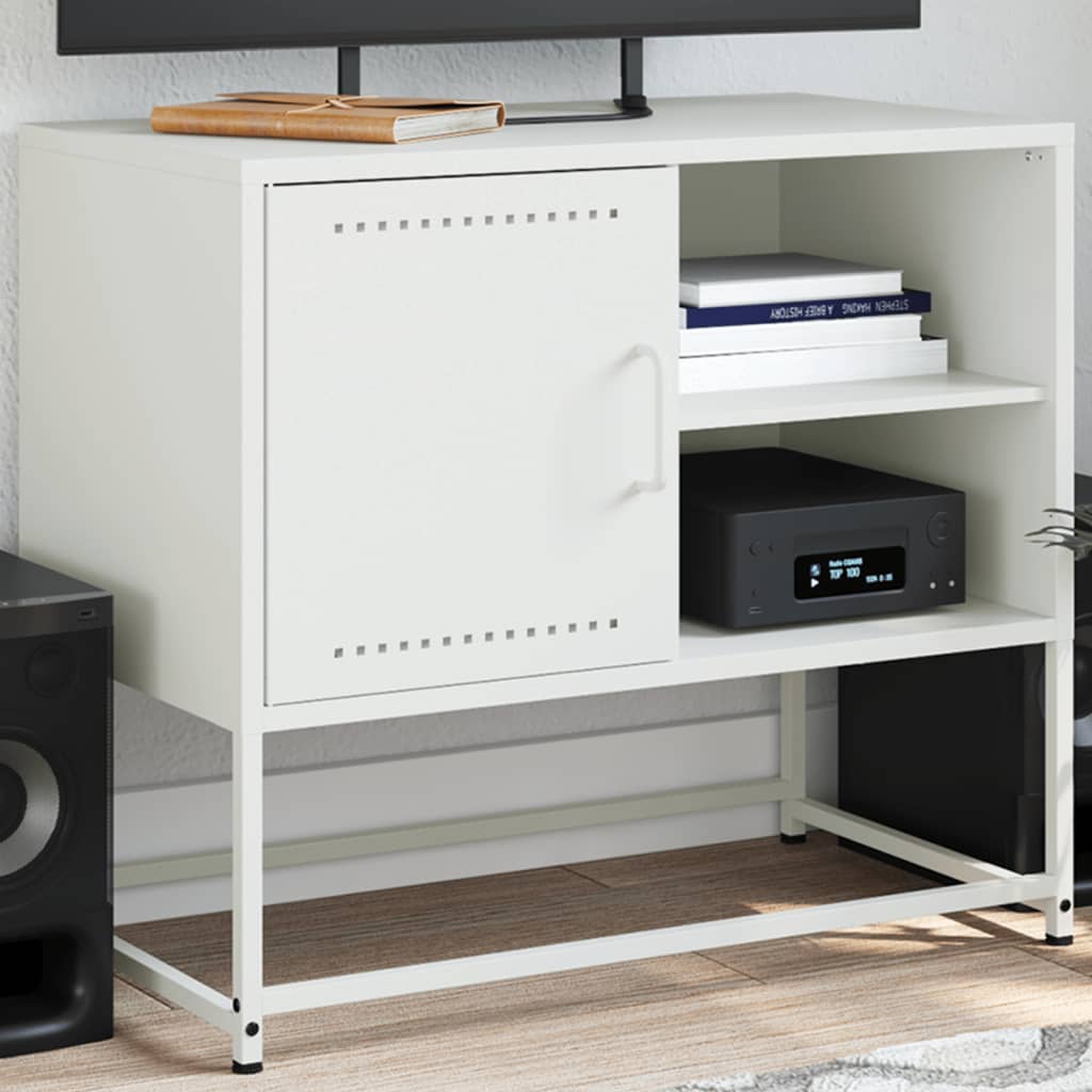 TV cabinet, olive, 100.5x39x60.5cm, steel
