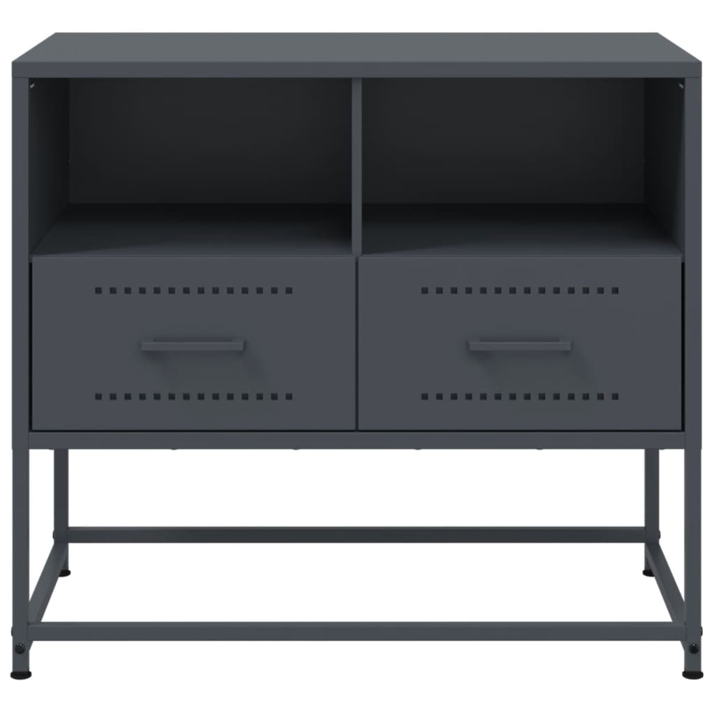 TV cabinet, anthracite, 68x39x60.5cm, steel