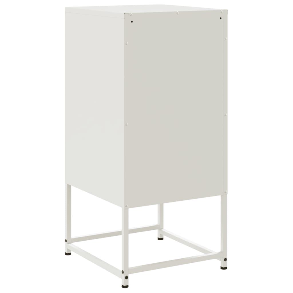 Bedside table, white, 36x39x78cm, steel