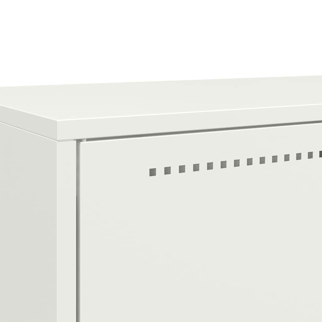 Chest of drawers, white, 68x39x111.5 cm, steel