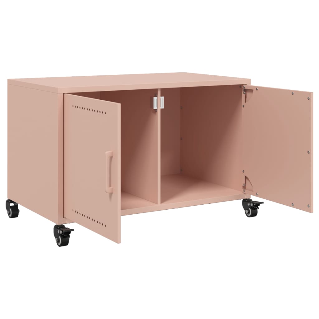 TV cabinet, pink, 68x39x43.5cm, steel