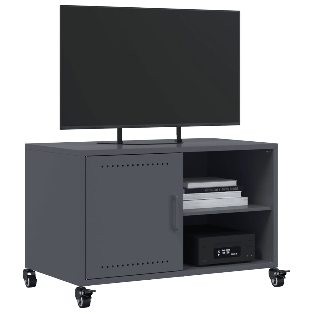 TV skapis, antracīts, 68x39x43,5cm, tērauds