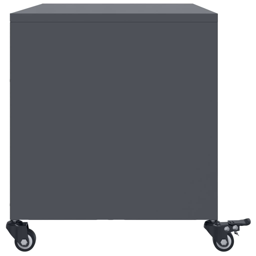 TV skapis, antracīts, 68x39x43,5cm, tērauds
