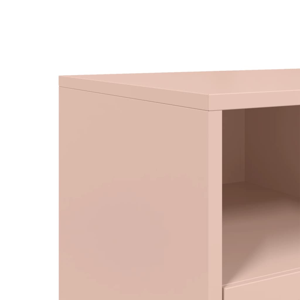TV cabinet, pink, 100.5x39x43.5cm, steel