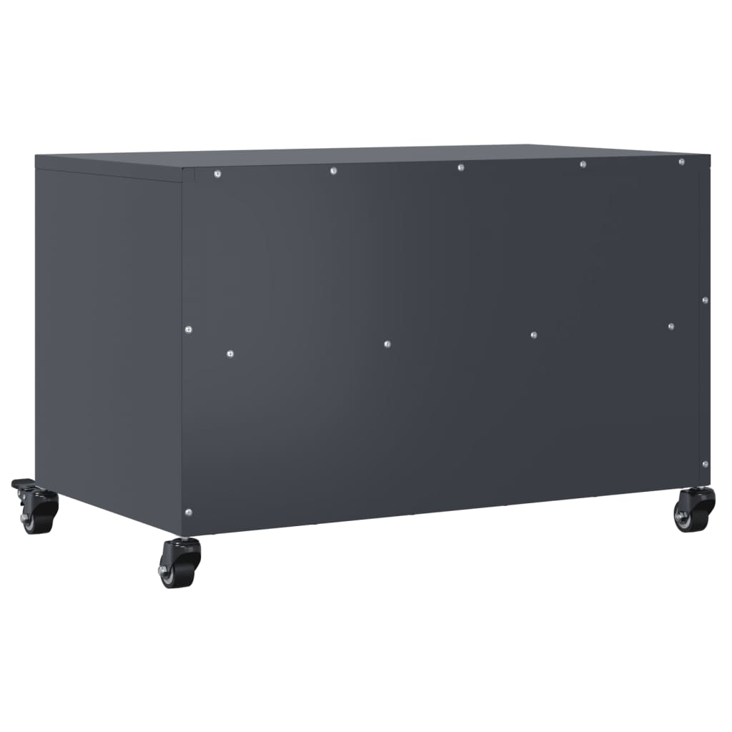 TV cabinet, anthracite, 68x39x43.5cm, steel