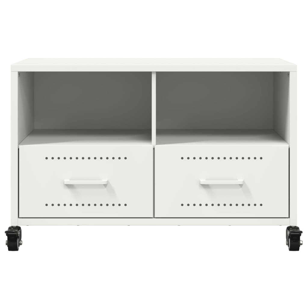 TV skapītis, balts, 68x39x43,5cm, tērauds