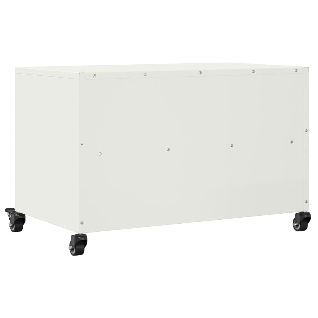 TV skapītis, balts, 68x39x43,5cm, tērauds