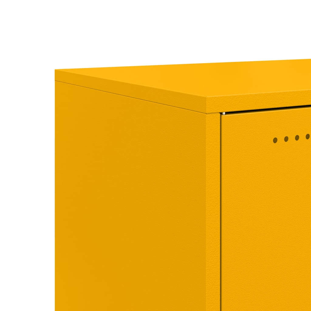 Sideboard, mustard, 100.5x39x72cm, steel