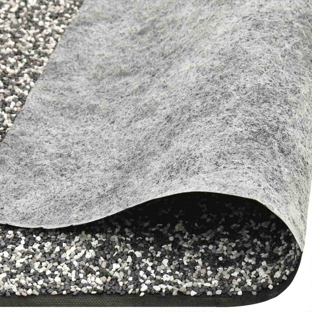 Pond liner with pebbles, grey, 400x40cm