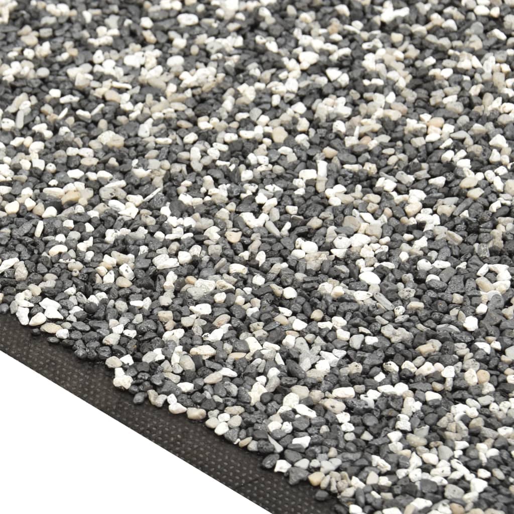 Pond liner with pebbles, grey, 400x60cm