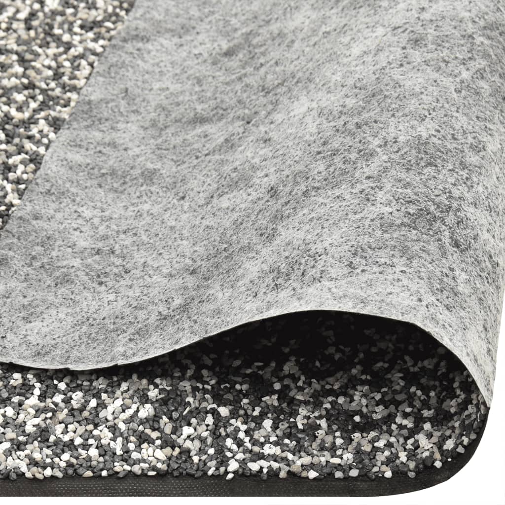 Pond liner with pebbles, grey, 400x60cm