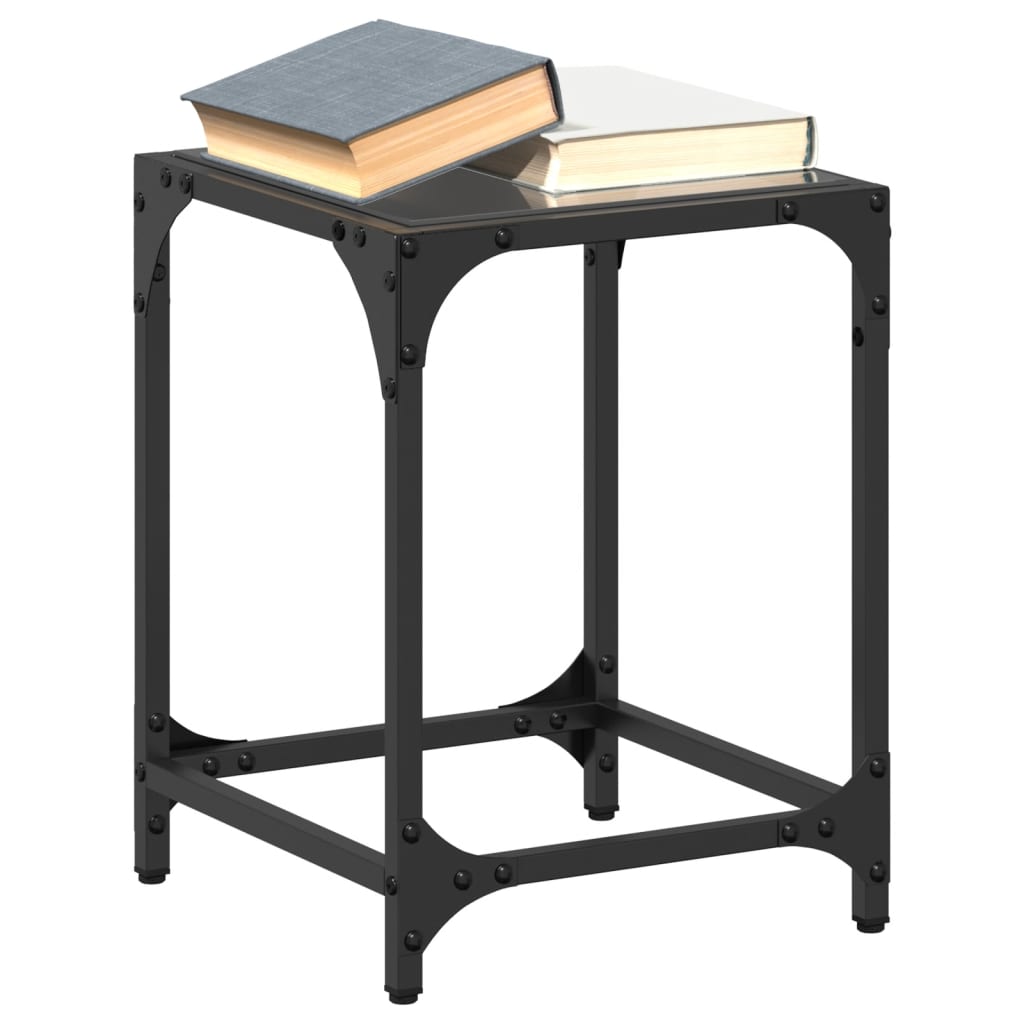 Coffee tables, 2 pcs., 30x30x40cm, steel