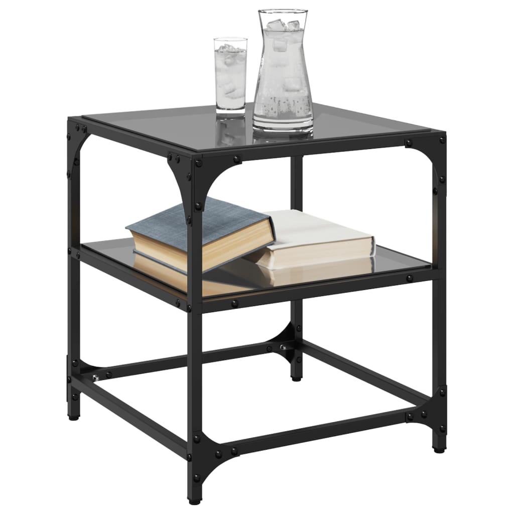 Coffee tables, 2pcs, 40x40x45cm, steel