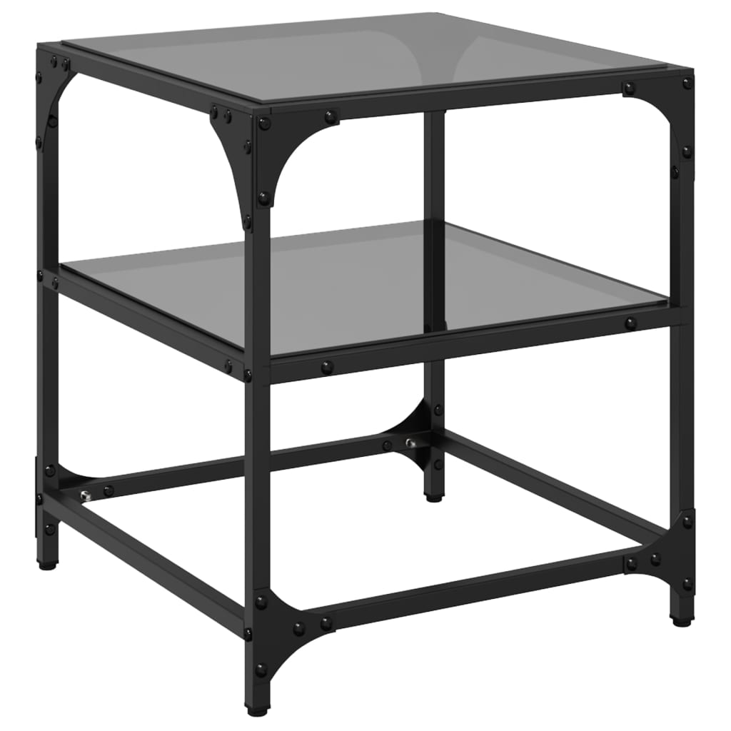 Coffee tables, 2pcs, 40x40x45cm, steel
