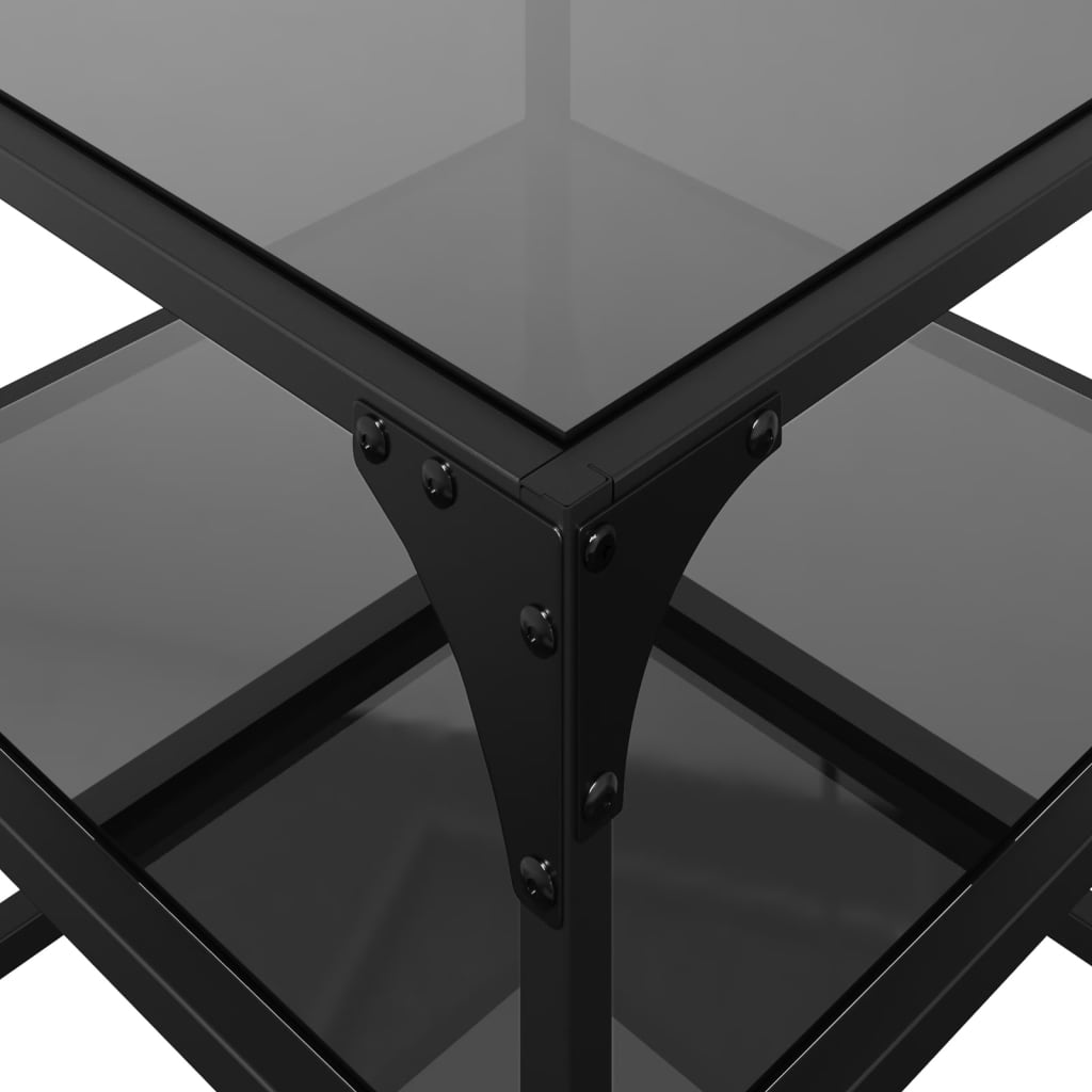 Coffee tables, 2pcs, 40x40x45cm, steel