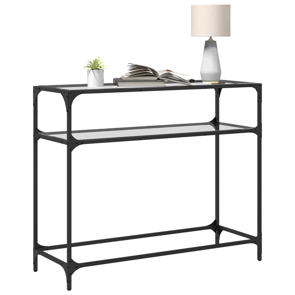 Konsoles galds, 98x35x81cm, tērauds