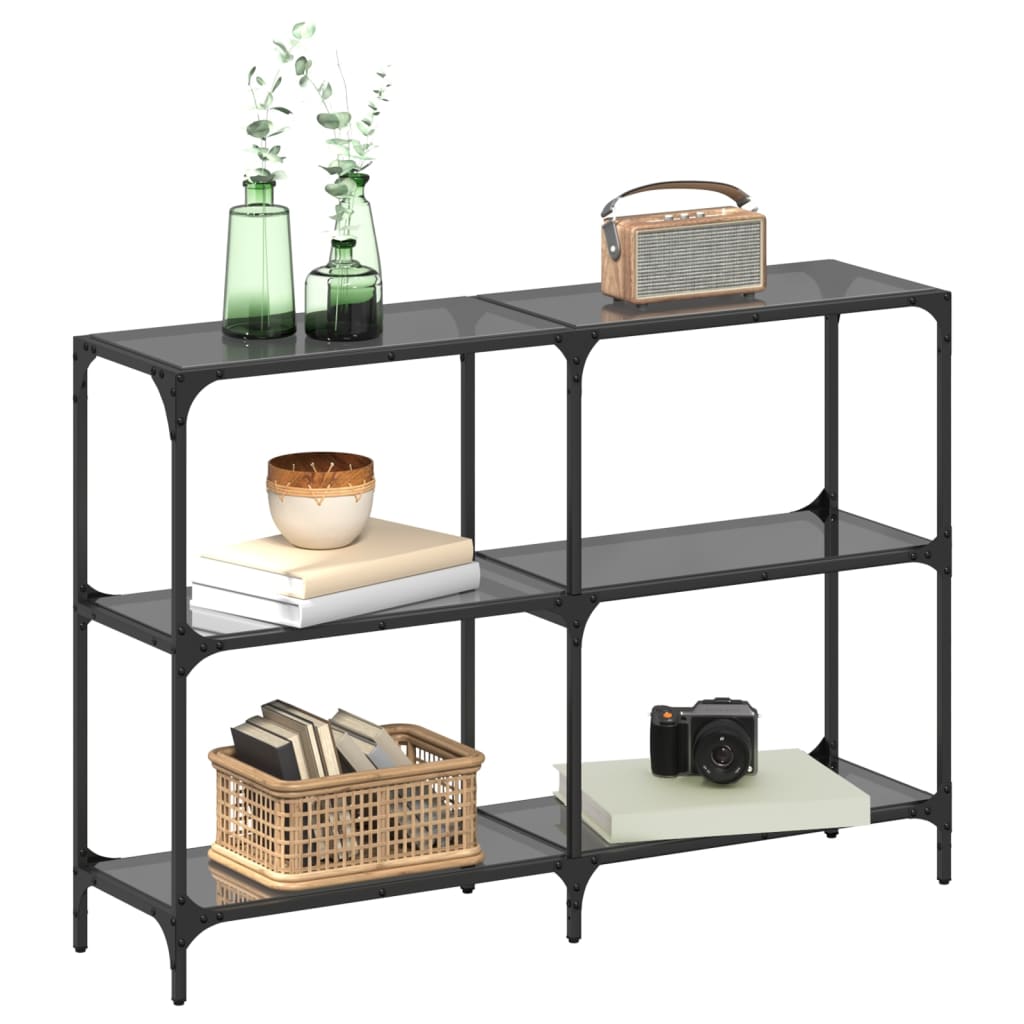 Console table, 118.5x30x81cm, steel