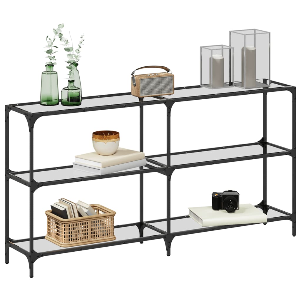 Konsoles galds, 158,5x30x81cm, tērauds