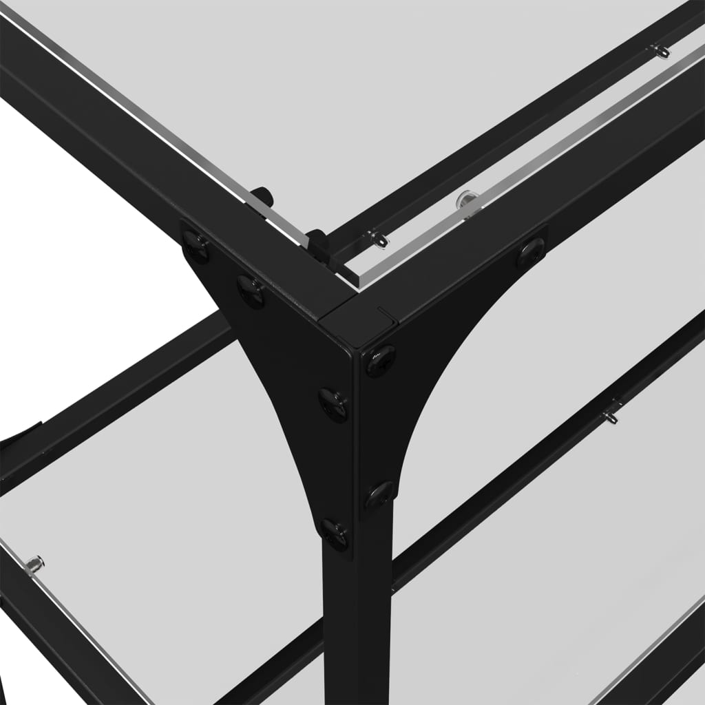 Konsoles galds, 158,5x30x81cm, tērauds